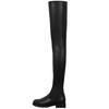 Est Women'S Thick Heel Elastic Boots Women'S Autumn And Winter Fashion All-Match Comfortable Thigh High Boots Ladies