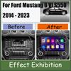 Android 14 для Ford Mustang 6 VI S550 2014 - 2025 Автомобильный Радио Мультимедиа Видео Плеер Стерео Carplay Навигация GPS WIFI QLED DVD
