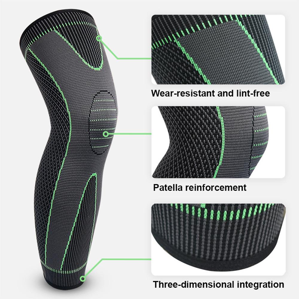 1Pcs Full Leg Sleeves Long Compression Leg Sleeve Knee Sleeves Protect Leg,for Man Women,Reduce Varicose Veins &Swelling of Legs