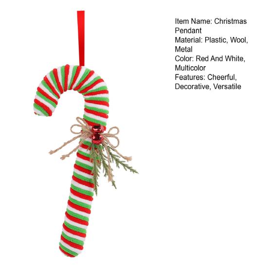 Рождественская елка, украшение в виде леденца, подвесные украшения в виде леденцов, подвеска на рождественскую елку для праздничных вечеринок