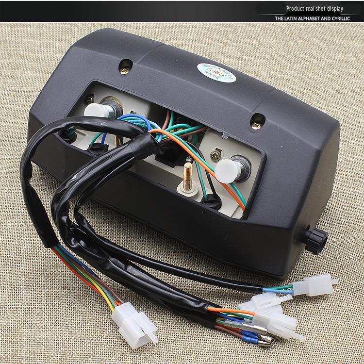 WY125-A-C-F Приборная панель для мотоцикла Wuyang - Механико-электронная, Совместима с указателем уровня масла и одометром