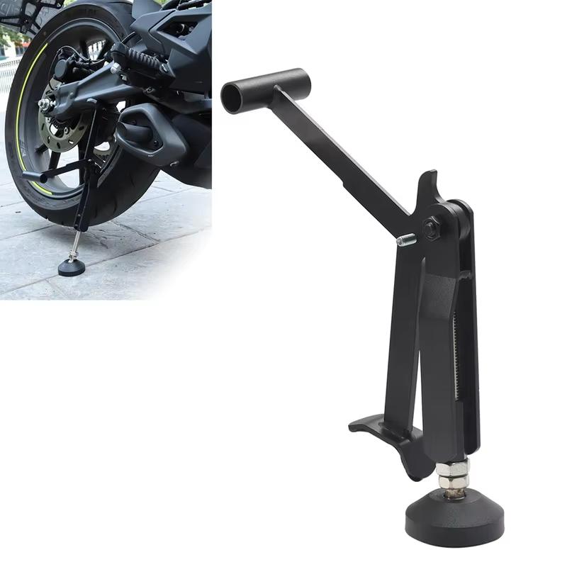 Motorcycle Folding Lifting Support Frame Foldable Heavy Lift Stand Stable Crane Frame For Motorcycle With Upgraded Armrest