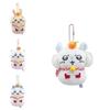 Adorable Plush Animal Keychain Cute Cartoon Style Ultra Soft Short Plush