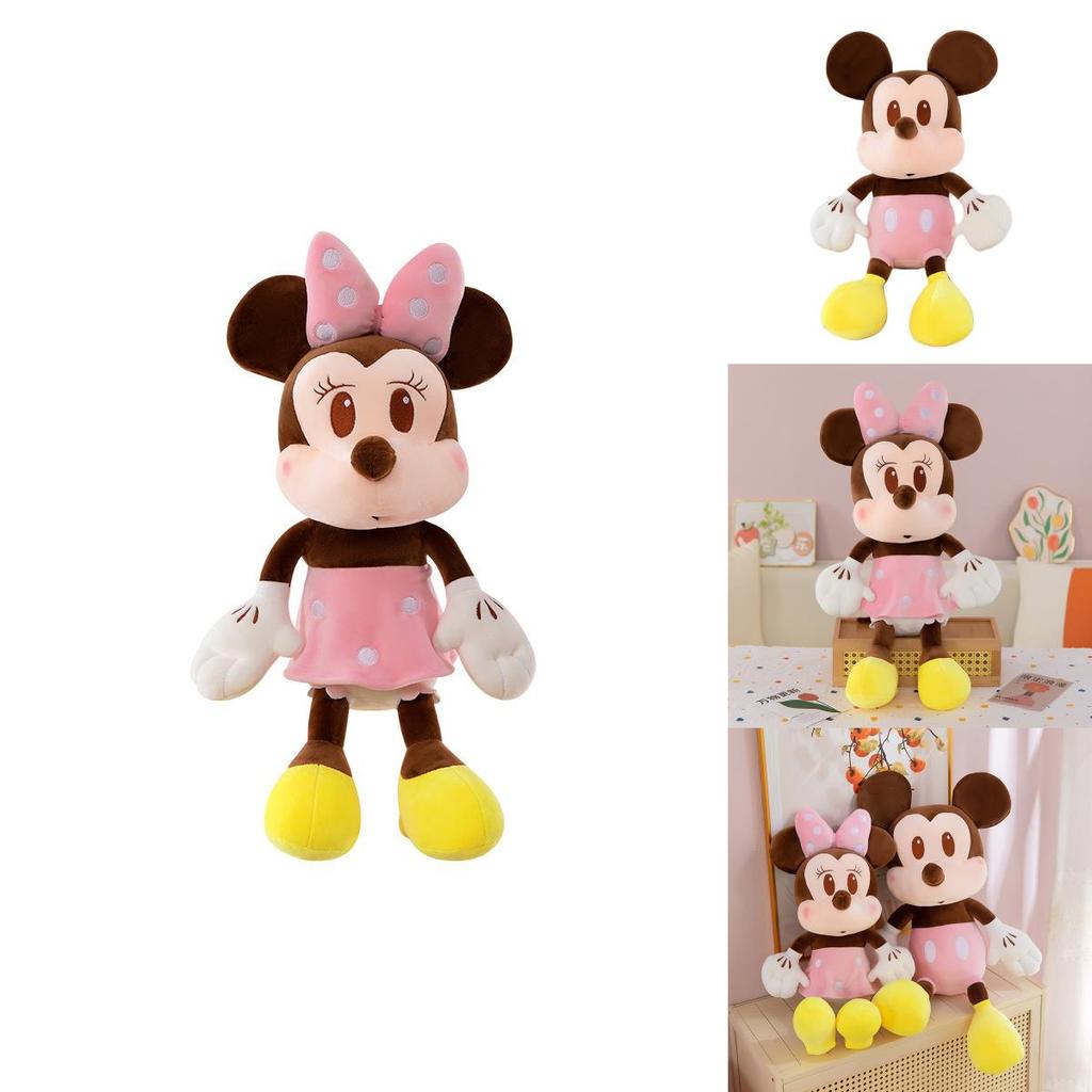 Плюшевая игрушка Микки Маус и Минни Маус от Disney, Коллекционная, Подарок для детей, Декор для свадебной вечеринки
