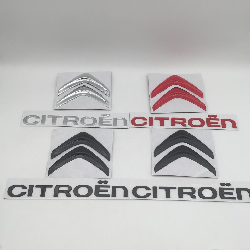 1 шт. 3D металл для Citroen Буквы автомобиля Передний значок на капот Наклейка на капот Задний значок на багажник Наклейка Стайлинг автомобильные аксессуары