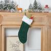 With Fluff Knitted Christmas Stocking Large Size Christmas Tree Ornaments  Family