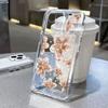 Transparent Soft Phone Case For iPhone 16 Funda iPhone 11 13 14 15 12 Pro Max XR X Xs 7 8 Plus 16promax Silicone Flower Covers