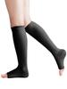 Maison Peony Compression Open Desk One Size Fits Below the Made In Japan Size Fits Socks, Toe, Thin, Summer, Work, Compression, Most, Knee, (One Most)