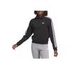 Adidas Женская куртка на молнии с тремя полосками Originals Trefoil, черная II6087