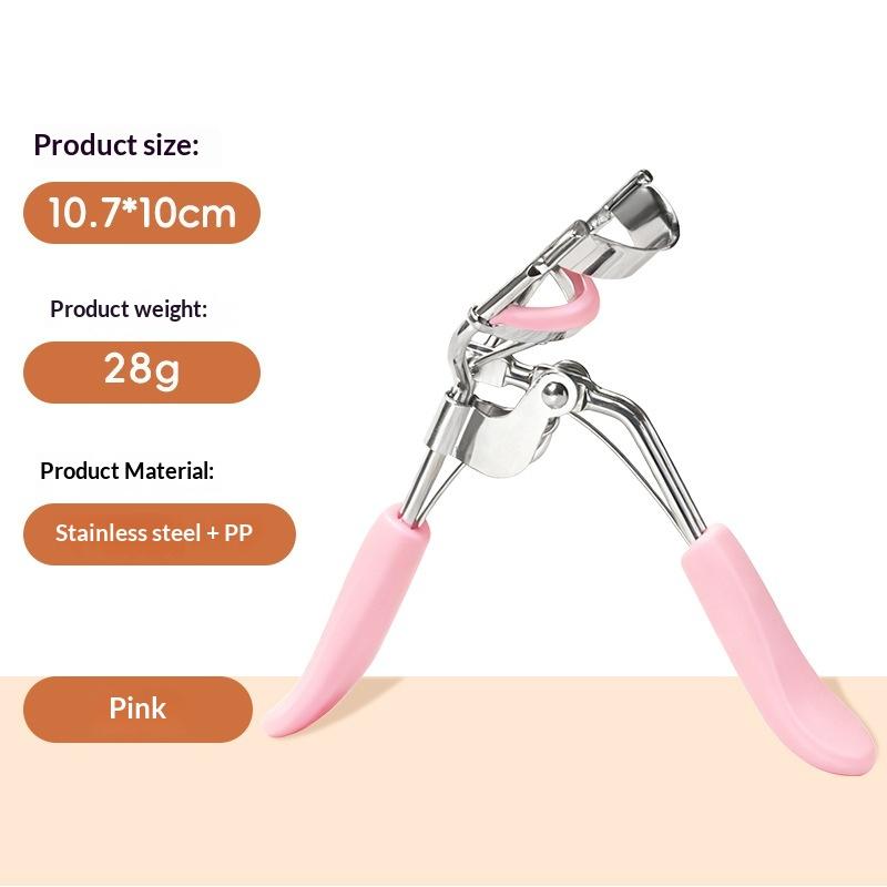 Makeup Eyelash Curler For Women Long-Lasting Eyelashes Curling Eyelash Aid Lash Brush Eye Makeup Tool