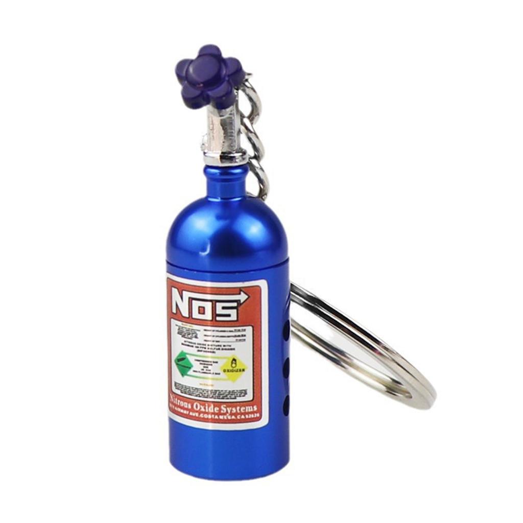 Креативный брелок в виде бутылки NOS Nitro с ароматизированным бальзамом-наполнителем, аксессуар для автомобиля для автолюбителей и тех, кто ведет модный образ жизни
