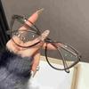 4PCS Cat Eye Anti Radiation Glasses for Women Fashion Clear Eyeglasses Eye Protection
