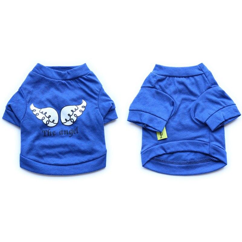 Лето-весна футболка для собак дышащая одежда для собак Чихуахуа маленькие собаки жилет с принтом щенка футболка одежда для кошек одежда для домашних животных одежда