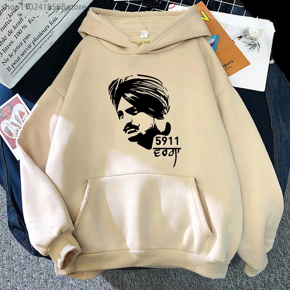 Sidhu Moose Wala 5911 Толстовка с принтом индийского музыкального продюсера Мужская/Женская зимняя одежда с длинными рукавами Мужские пуловеры Топы
