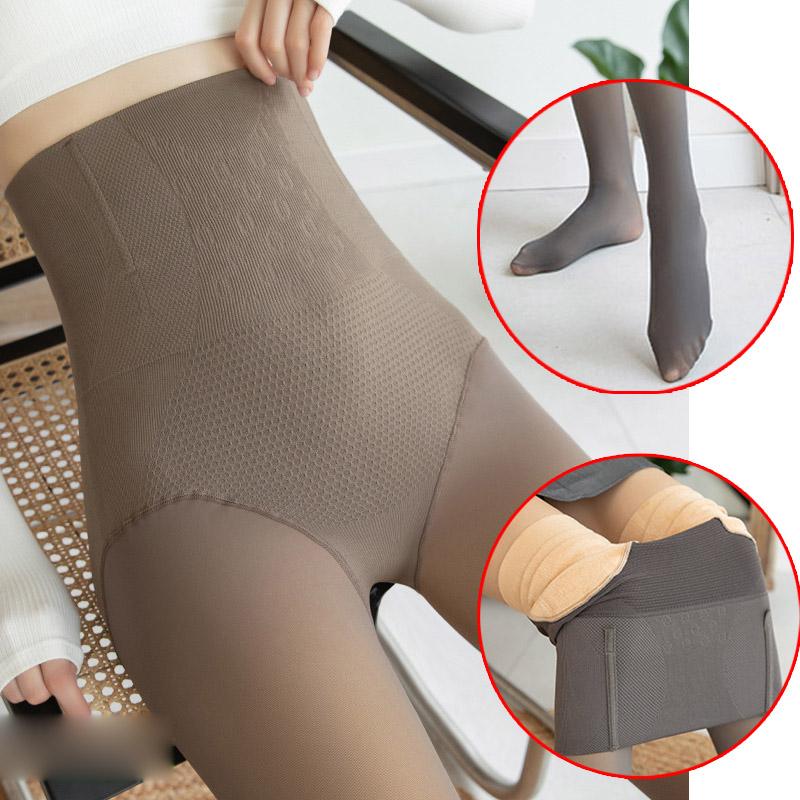 Толстые бархатные леггинсы, женские зимние компрессионные брюки с высокой талией, теплые брюки, тонкая эластичность