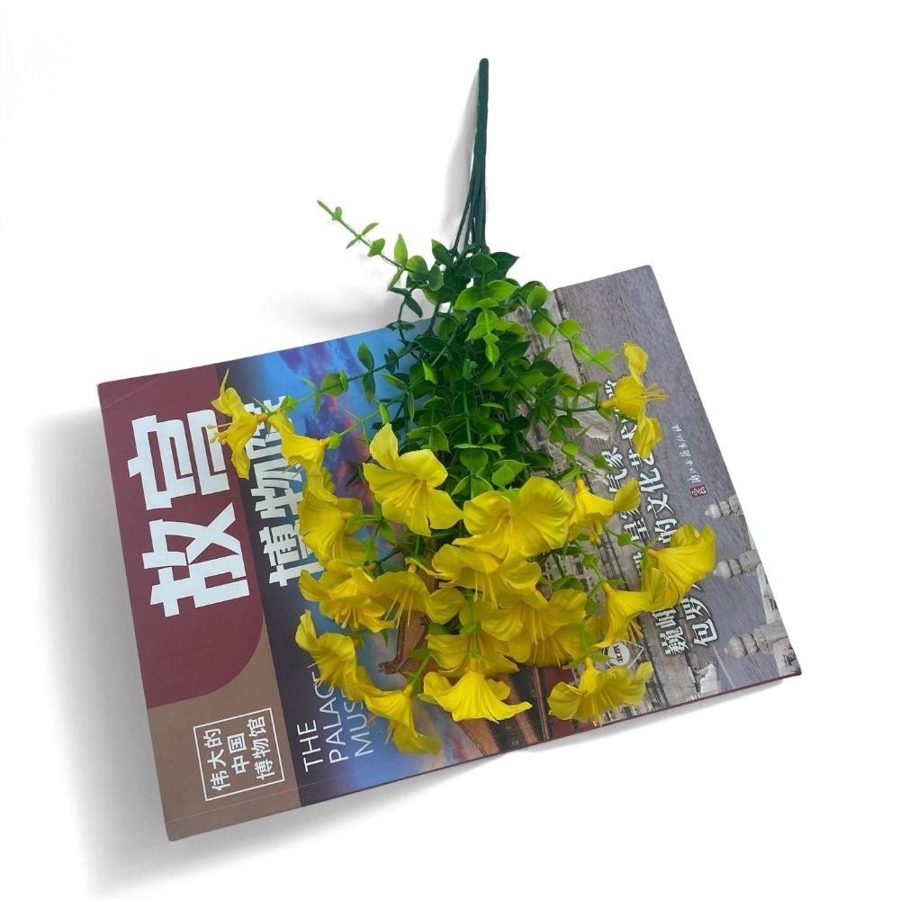 37СМ Искусственный Цветок Ипомеи Поддельный Шелковый Букет Искусственных Цветов Защита от УФ Излучения Симуляция Искусственная Лилия Шелковые Цветы