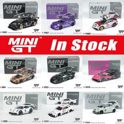 МИНИГТ 1:64 Porsche Lamborghini LWBK A80 ER34 1087 литой автомобиль Модель 1059 1081 1068 1067 1053 967 1083 1066 1054 984 1052 977