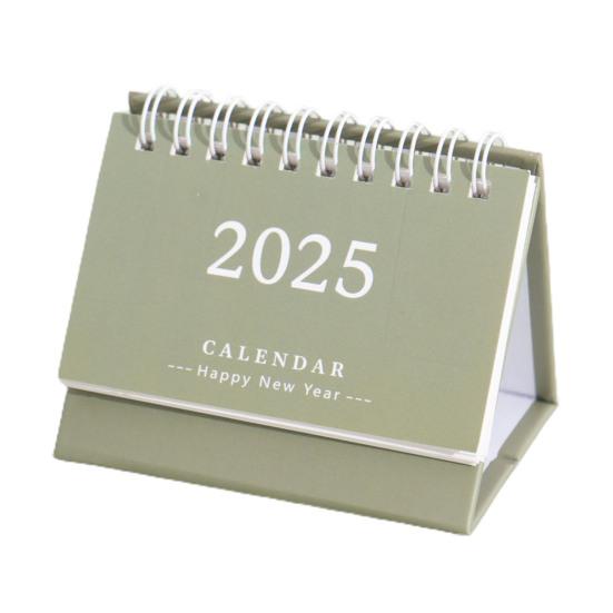 2025 Desk Calendar Flip-top Coil Calendar Schedule Planner To Do List Notepad Time Management Organizer Home Office School Supplies