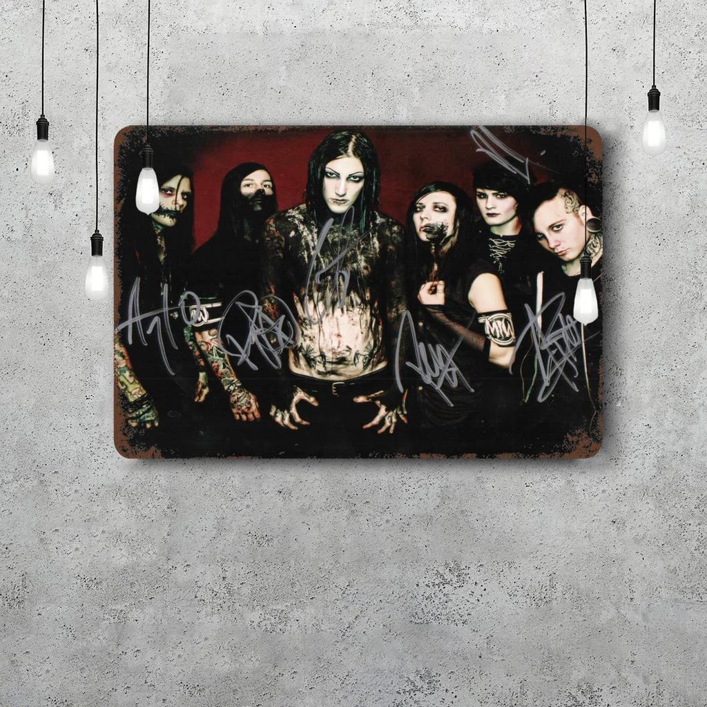 Motionless In White Металлические Знаки настенный декор Винтажные Жестяные Знаки Капитан Металлический Постер Декор для Бара Паба Клуба Настенное Украшение