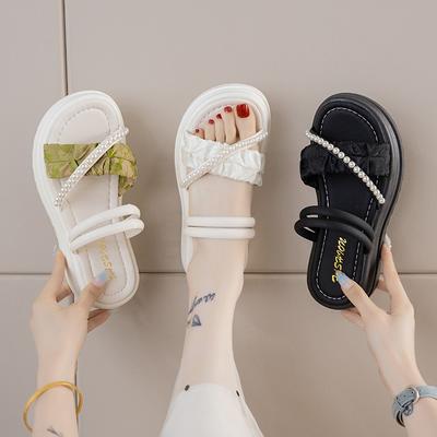 Модные женские сандалии 2025 Лето Мягкая подошва Удобная обувь для женщин Высококачественные Нескользящие Пляжные сандалии Женская модная платформа-сандалии