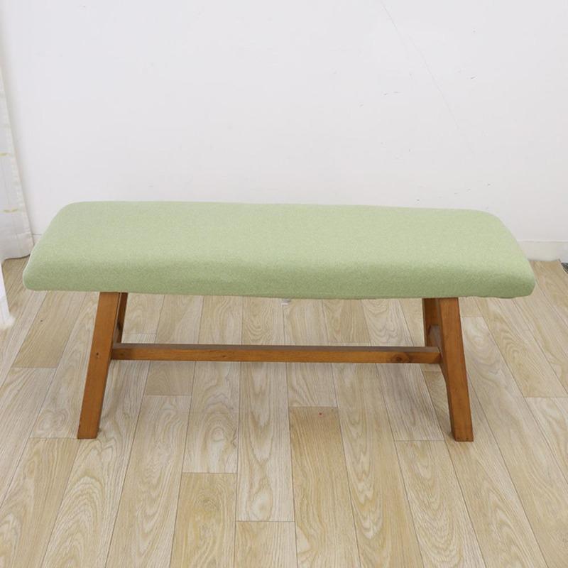 Чехол для табурета для ног, однотонный чехол для табурета, чехол для длинной скамьи, чехол для скамьи для фортепиано, чехол для стула, универсальный эластичный многоцветный чехол для сиденья