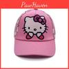 Cat Kt Cartoon Baseball Cap With Breathable Cotton And Features Windproof