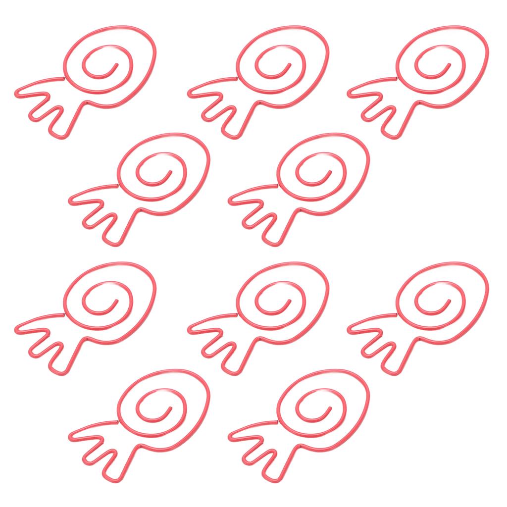 100 шт. Детские скрепки Стильные Прочные Металлические Изысканный Цвет Широко Используемые Милые Скрепки для Офиса