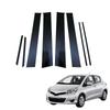 Glossy Black Door Window Pillar Posts Trim Cover Kit For Toyota Yaris 2005-2013