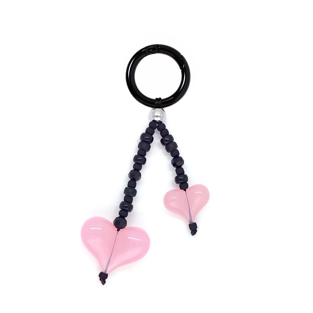 Подвеска из натурального камня ручной работы: Милый универсальный брелок для девочек