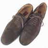LLOYD IRVING Сделано в Германии Замшевые кожаные броги Бизнес-туфли Коричневый размер 9F 27.5 Мужские(ИСПОЛЬЗОВАЛ)