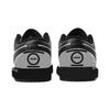 Jordan Air Jordan 1 Black Hole Product Abrasion Resistant Slip Resistant Low top Vintage Basketball Shoes Unisex Gray 553558-165(Team529-)