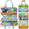 Felt Busy Board Children'S Educational Toy Bag Kindergarten Dressing Board Learning Board Early Education Felt Bag