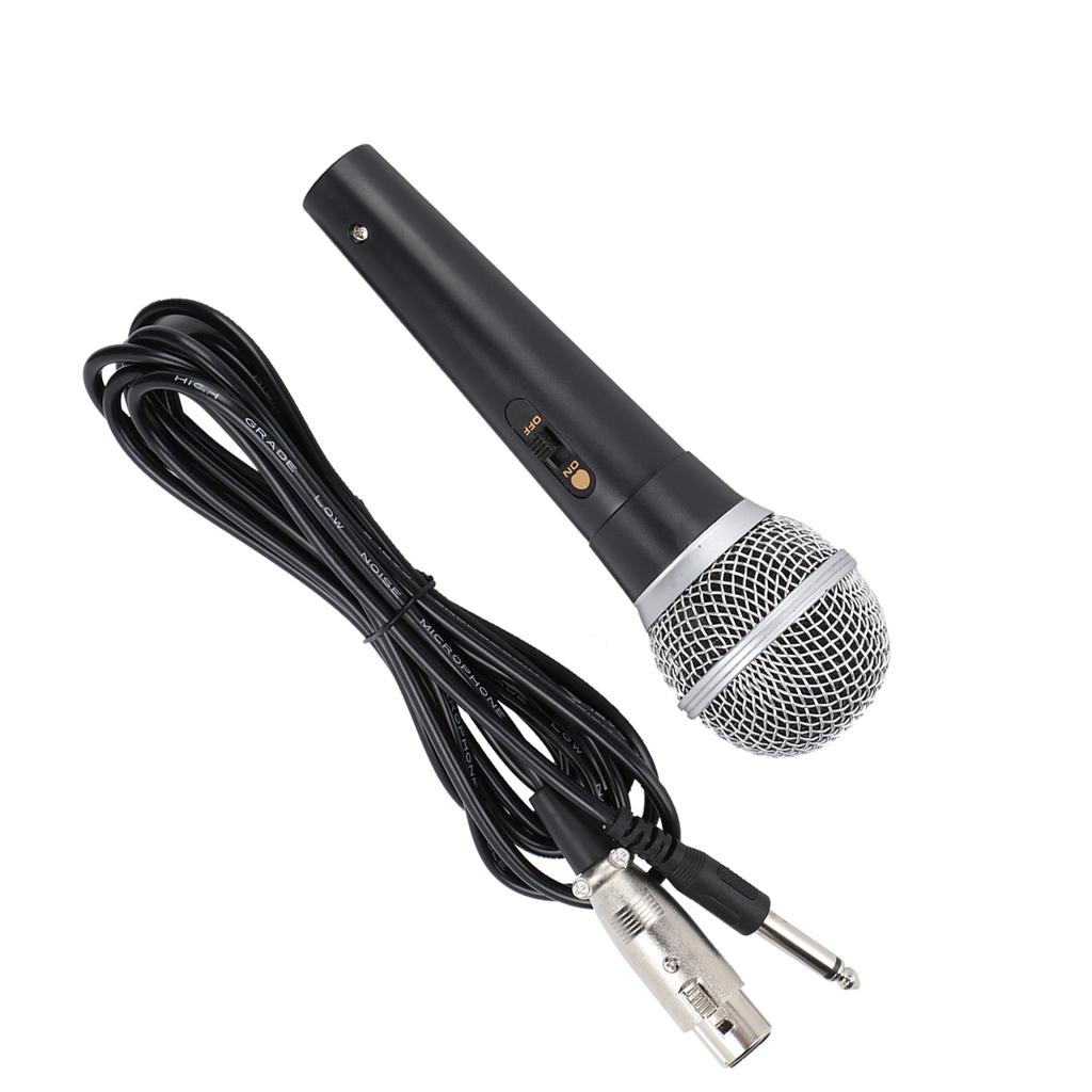 XLR Microphone with XLR To 1/4 Inch Cable Audio Connection Handheld Microphone Suitable for Stage Karaoke Singing and Recording