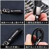 Genuine Leather Car Key Car Accessory [MONGAI] Keychain, Ring, (Daihatsu)
