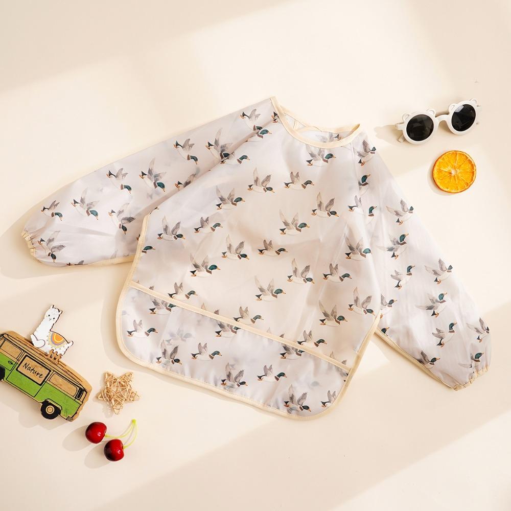 Cute Baby Feeding Bibs Cartoon Patterns Children Bibs  For Self Feeding Baby 0-3 Year