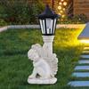 Angel Figurine with Solar Light Feature 5.3x5.1x14.2inch Outdoor Decor for Gifts