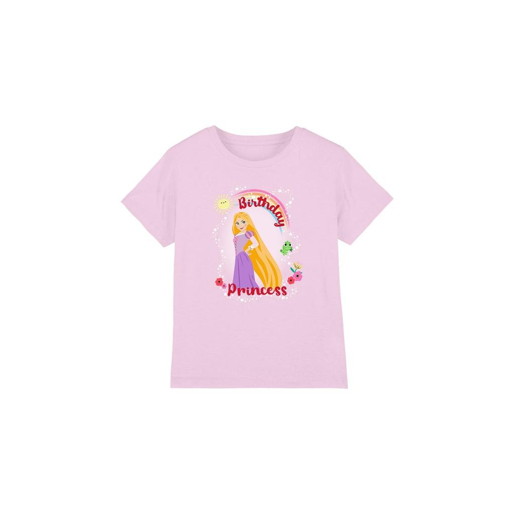 Tangled Childrens/Kids Birthday Princess Rapunzel Pascal T-Shirt
