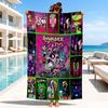 Alien Invasion Pattern Beach Towel, Microfiber Beach Towel, Perfect For Pool, Beach, Travel, Home Decor Beach Party Fan gifts