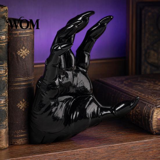 Halloween Photo Props Decoration, Wall Mounted Creepy Hands, Spooky Claw Ornament, Gothic Corridor Decoration Prop for Haunted House Party,