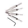 4pcs Hex Shank Self Centering Drill Bit Set Door Window Hinge Hole Puncher Woodworking Tool