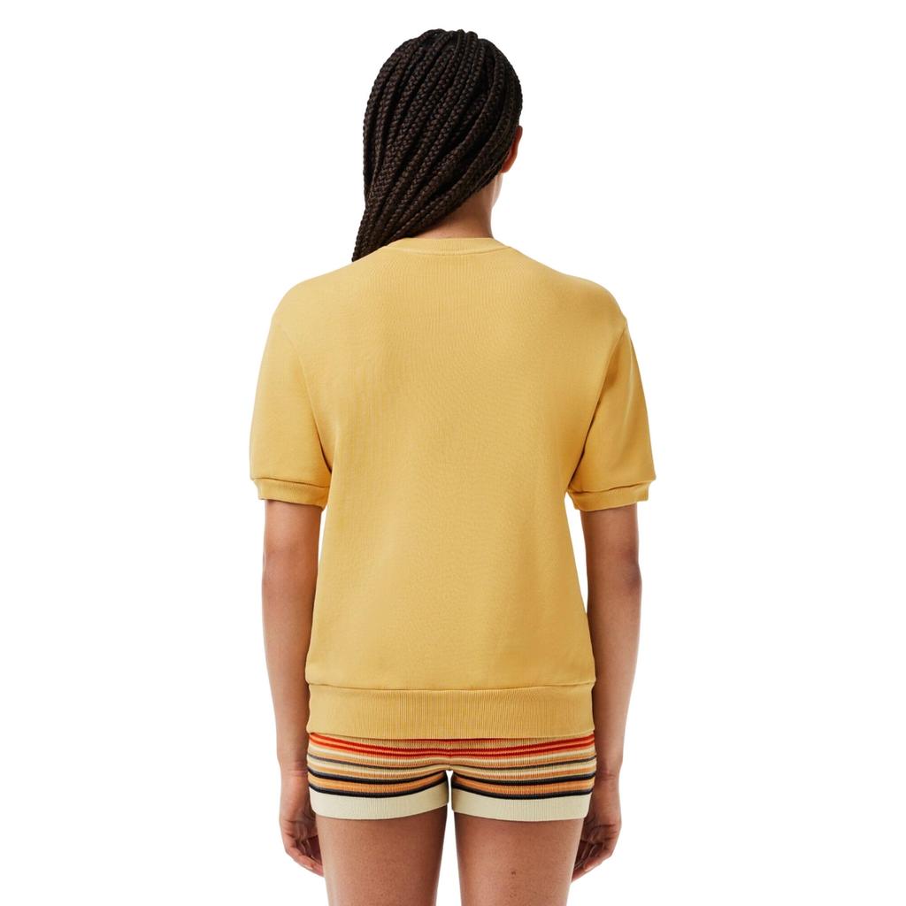 Lacoste Womens/Ladies Natural Dyed Fleece T-Shirt