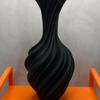 Скандинавский стиль 3D-печатная витая цветочная ваза - Легкая роскошь, Герметичное украшение