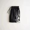 Unisex American-Style Quick-Drying Mesh Basketball Shorts - Summer Flame Design
