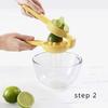 Соковыжималка для лимона, ручная соковыжималка, двойная чаша, соковыжималка для лимона и лайма, ручная соковыжималка для апельсинов и цитрусовых, соковыжималка, кухонный помощник