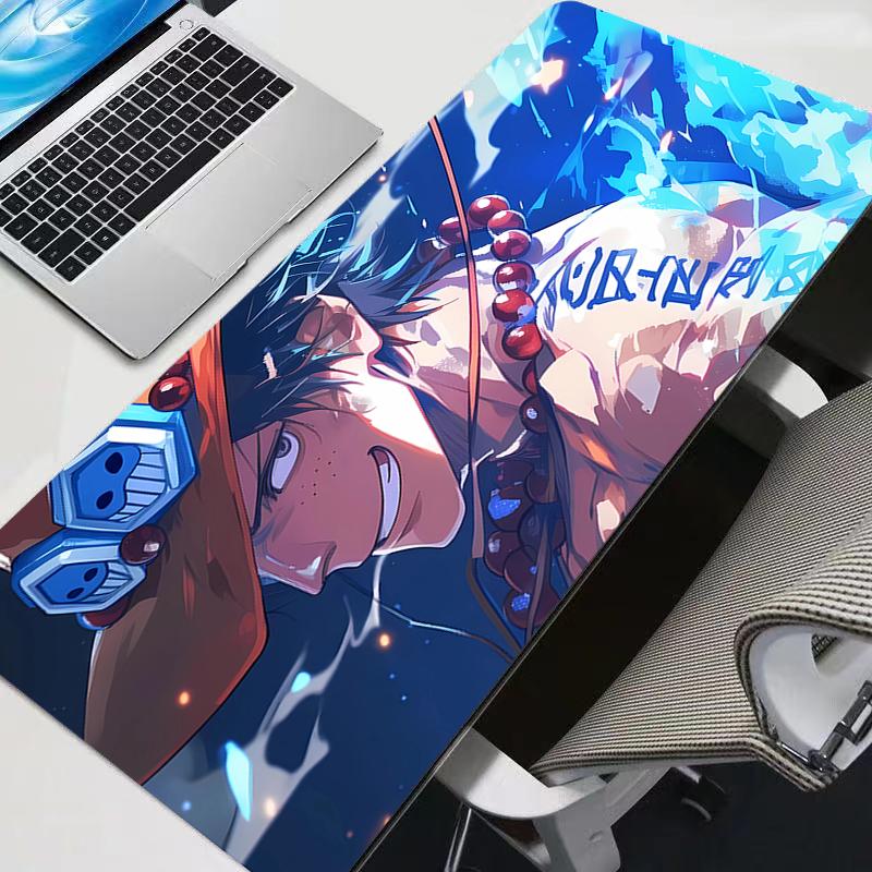 Mouse Pad Xl Lockedge One Piece Ace Large Gaming Accessories Computer Gamer Keyboard Mouse Mat Desk Mousepad For Csgo