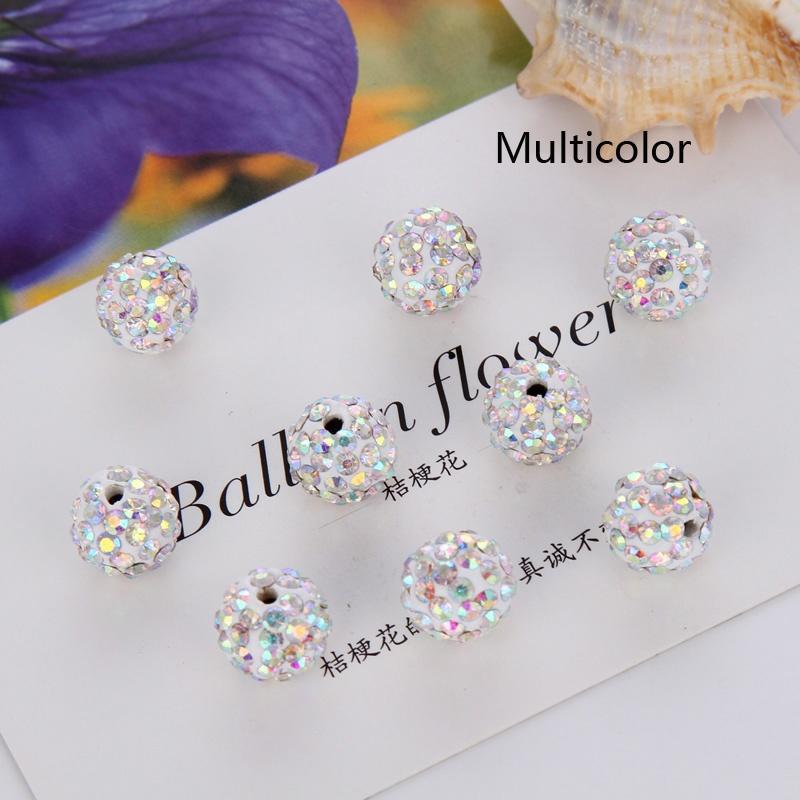 Диско круглые шармы оптом 20 шт 8/10 мм ожерелье браслет DIY для космоса свободные бусины ювелирные изделия изготовление кристаллов