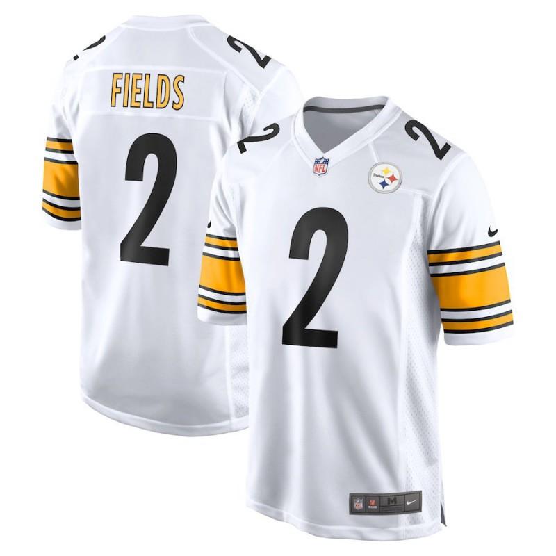 NFL Team Apparel Patriots Steelers Embroidered V-Neck Oversized Jersey Men Sports Fan Wear