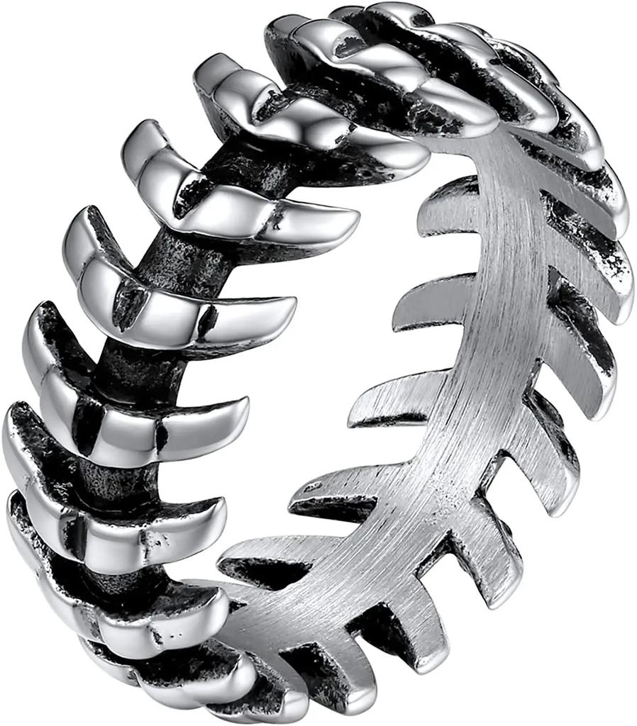U7 Кольца из нержавеющей стали для мужчин, большие, с подвесками в виде птицы, козы, осьминога, акулы, змеи, кости, размеры 7-14, рок, панк, животные, череп, ювелирные изделия