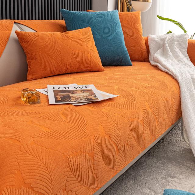 Чехол для дивана из ткани шенилл, для кошек, домашних животных, для детей, коврик для дивана, однотонный секционный диван, чехлы, нескользящие, моющиеся, коврик для дивана, гостиная