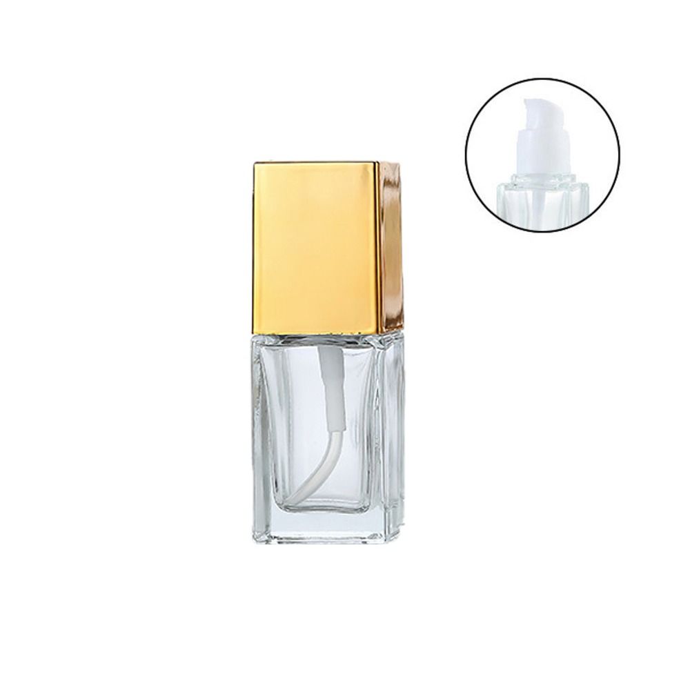 Mini Perfume Lotion Pump Bottle Liquid Foundation Bottle Empty Refillable Bottle Cosmetic Container